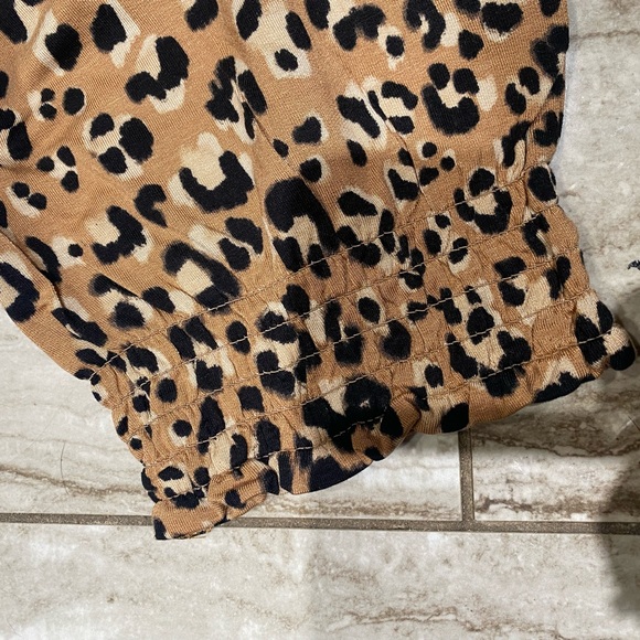 NWT Skinnygirl Animal Print Joggers. 2 side Pockets, Elastic Band, metal Tassel - Picture 4 of 10